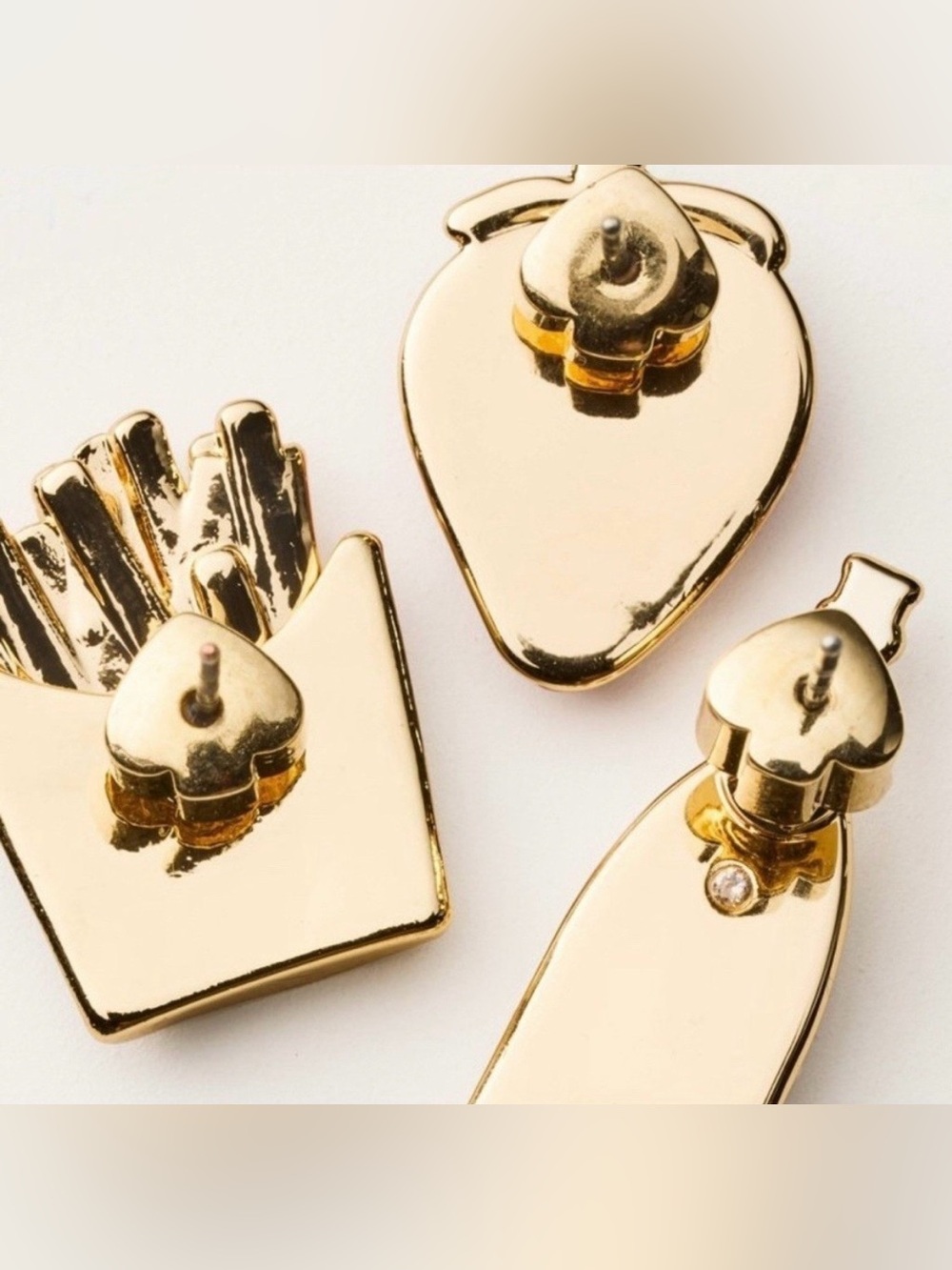 kate spade Gold & Red Novelty Stud Earring Set - Picture 10 of 11